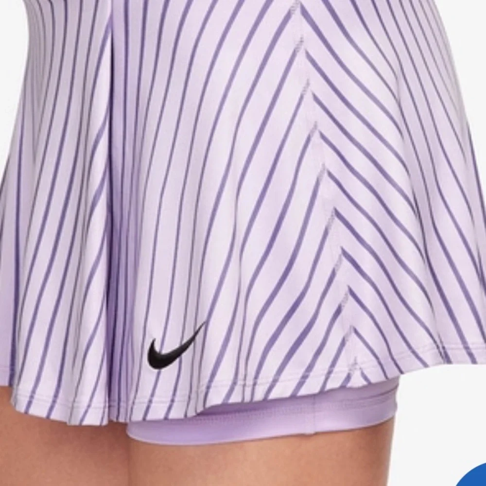 Nike DRI-FIT size XL lavender Victory Flounce Tennis Skort skirt shorts lining